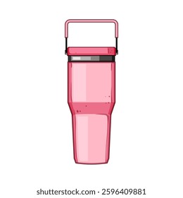 friendly water bottle reusable cartoon. sustainable hydration, bpa free, portable leakproof friendly water bottle reusable sign. isolated symbol vector illustration