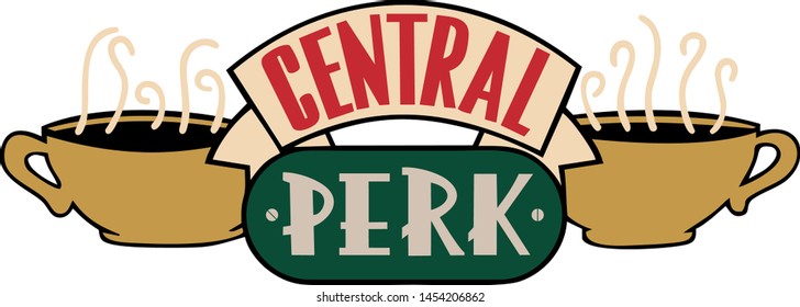 Friends' Central Perk 
vector Logo