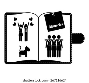 Friends design over white background, vector illustration