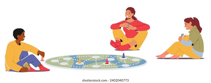 Friends Gather On The Floor, Surrounded By Board Game Excitement. Laughter Echoes As They Strategize, Roll Dice, And Share Moments Of Friendly Competition, Creating Cherished Memories Together