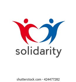 friends of the heart, vector sign