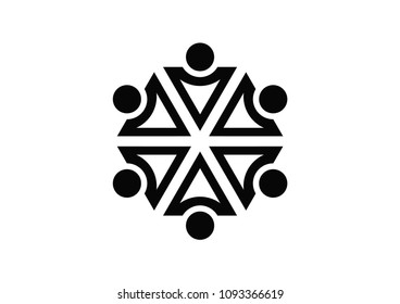 Friends Icon Group People Stock Vector (Royalty Free) 1093366619 ...