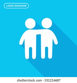 Friends icon illustration isolated vector sign symbol