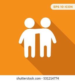 Friends icon illustration isolated vector sign symbol