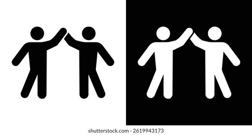 Friends icon vector, solid logo illustration, pictogram
