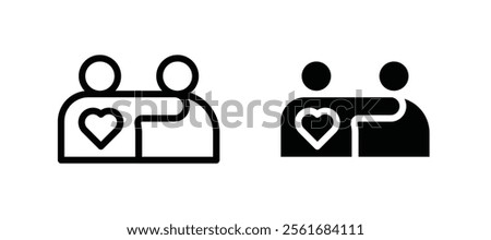 Friends icons for web ui designs
