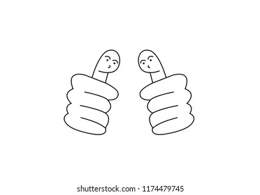 friends line drawing of hands