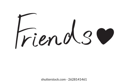 friends love heart shape label sign symbol black color object happy friendship day together funny celebration july month community smile teamwork group family school university love happy friendship 
