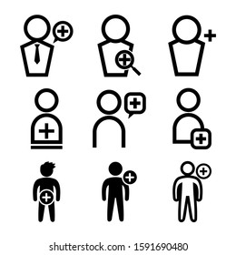 friends request icon isolated sign symbol vector illustration - Collection of high quality black style vector icons
