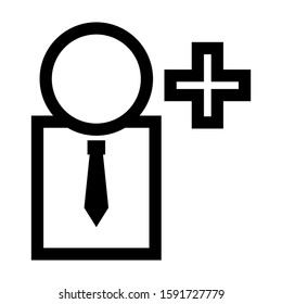 friends request icon isolated sign symbol vector illustration - high quality black style vector icons
