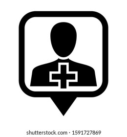 friends request icon isolated sign symbol vector illustration - high quality black style vector icons
