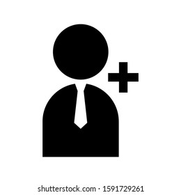 friends request icon isolated sign symbol vector illustration - high quality black style vector icons
