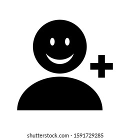 friends request icon isolated sign symbol vector illustration - high quality black style vector icons
