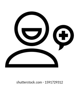 friends request icon isolated sign symbol vector illustration - high quality black style vector icons
