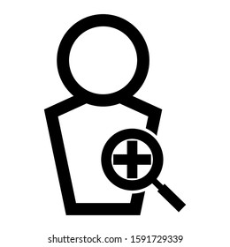 friends request icon isolated sign symbol vector illustration - high quality black style vector icons
