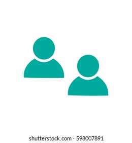 Friends sign icon. Social media symbol.Vector