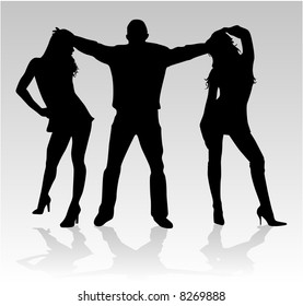 Friends - Silhouette