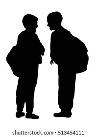 friends talking to each other
