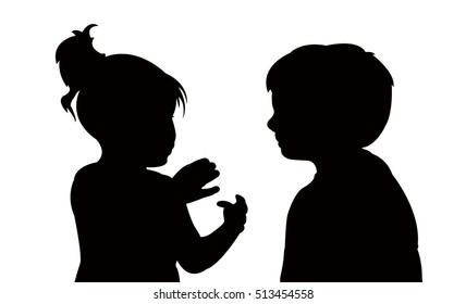 friends talking to each other