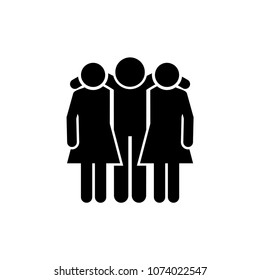 Friends vector icon