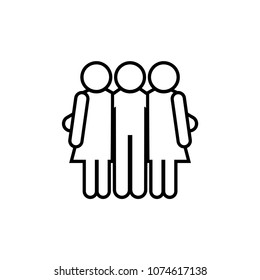 Friends vector icon