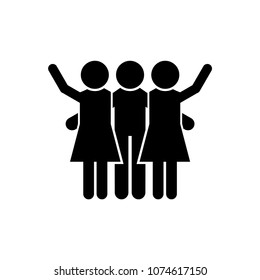 Friends vector icon