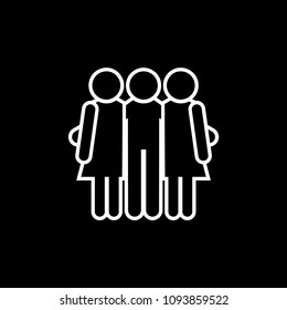 Friends vector icon