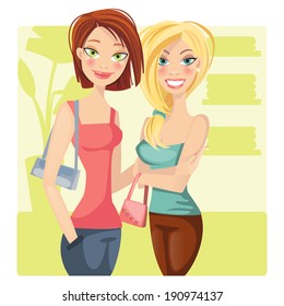 Friends (vector illustration)