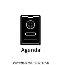 Friendship, agenda icon. Element of friendship icon. Premium quality graphic design icon. Signs and symbols collection icon for websites, web design, mobile app