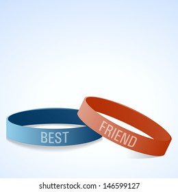 Friendship Bands With Text Best Friend. 