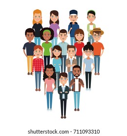 Friendship cartoon design