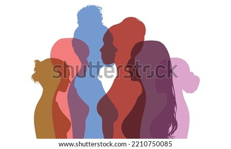 Friendship, communication, racial equality. Multicultural women’s social group. Multicultural women's social group.