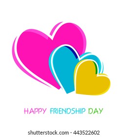friendship day background greeting
