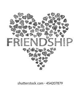 Friendship day banner. Vector Illustration.