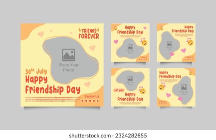 Friendship day celebration post, Friendship day Social Media Post, friendship day instagram posts collection