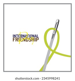 Friendship Day  Colorful friendship day card