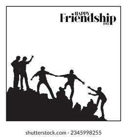 Friendship Day  Colorful friendship day card