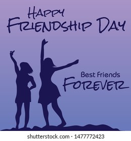 Friendship day forever Vector illustrator