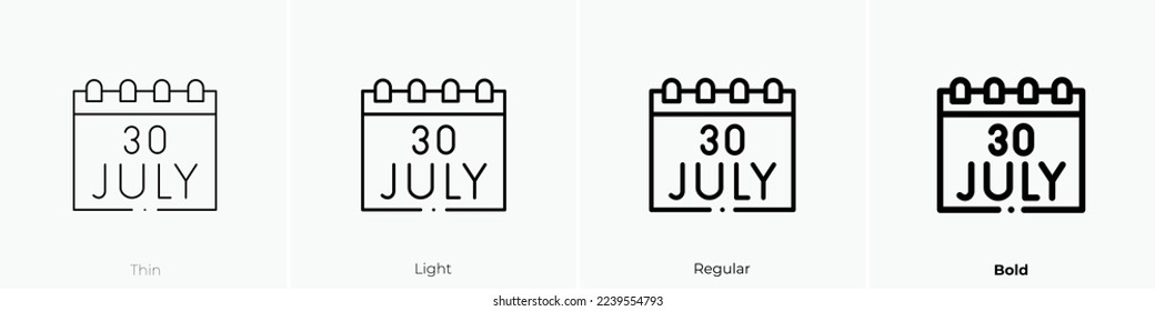 friendship day icon. Thin, Light Regular And Bold style design isolated on white background