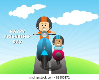 friendship day illustration