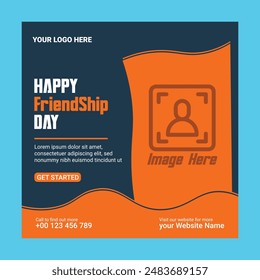 FriendShip Day Social Media Post Design Template
