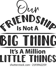 Friendship Day SVG T Shirt Design