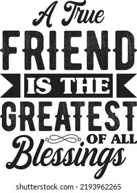 Friendship Day SVG T Shirt Design
