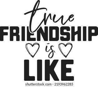 Friendship Day SVG T Shirt Design