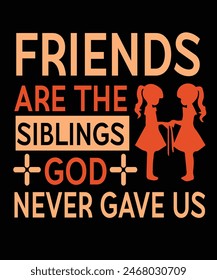 Friendship day t shirt design