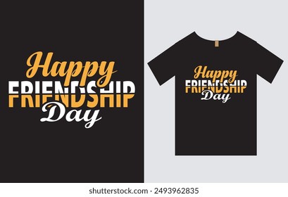Friendship Day T-Shirt Design Vector File, International Friendship Day T-Shirt Design