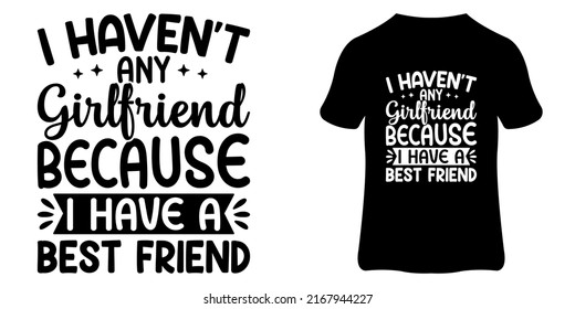 Friendship Day Typography Quote and SVG Design