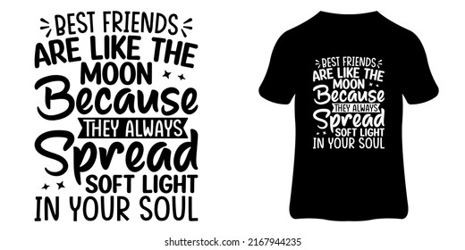 Friendship Day Typography Quote and SVG Design