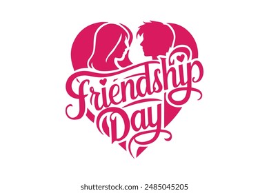 Friendship Day Typography T-shirt Design 