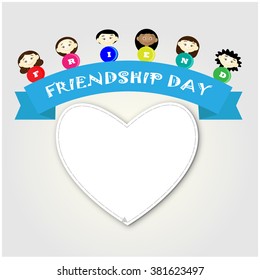 Friendship day vector